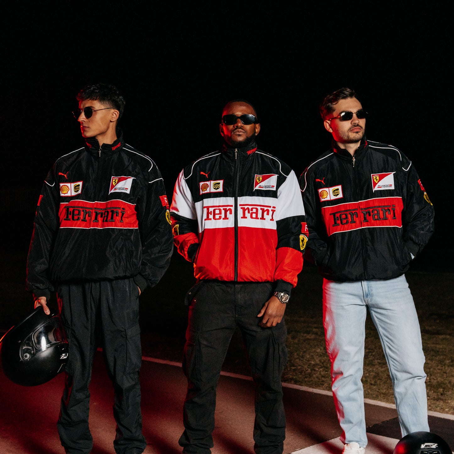 F1 Ferrari Jacket White